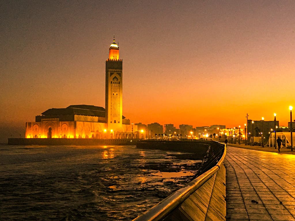Arrival in Casablanca